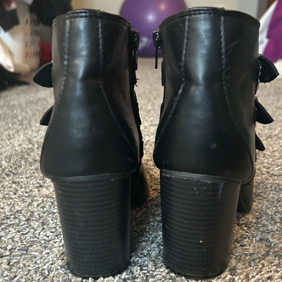 Madden Girl Sierra chunky heel ankle boots size 10 - Picture 4 of 9